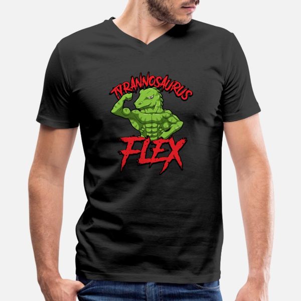 

fitness gym sport power lifting tyrannosaurus flex t shirt men printed 100% cotton size s-3xl solid color fitness new style summer pattern, White;black
