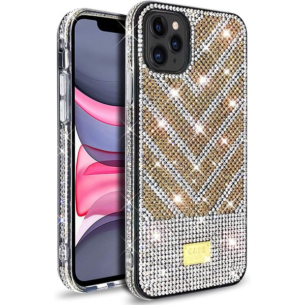 

hybrid grids glitter crystal diamond case for iphone 12 11 pro xr xs max x 8 7 6 se 2020 samsung s10 s20 plus note 10 10+ 20 note20 ultra