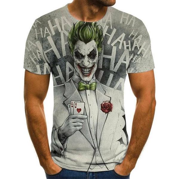 

clown joker face terror size xxs-6xl111 3d print shirts hentai hentai aesthetic men clothing