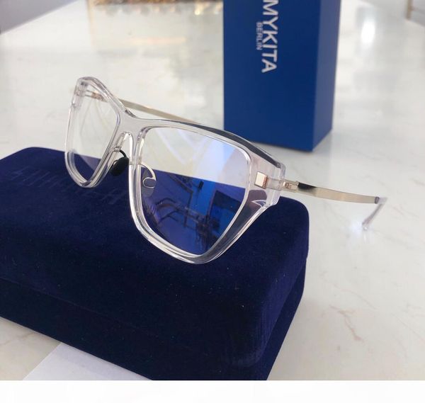 

mykita mmrawoio women fashion optical glasses frame designer eyewear glasses cat eye frame eyeglasses frame come with pacakge, White;black
