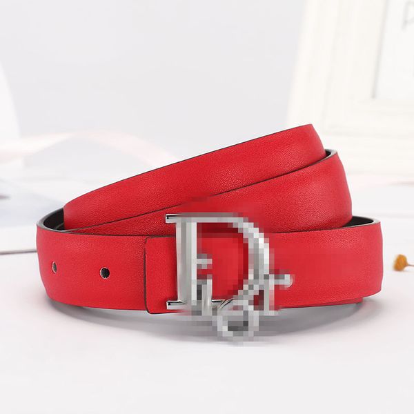 

2020 lady new belt fashion versatile multiple summer style color belts, White
