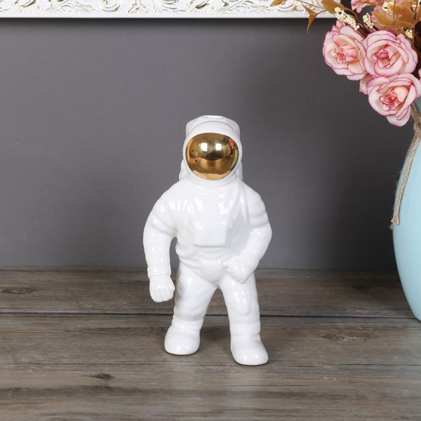 

home decor durable figurines anti slip table space man sculpture ceramic vase