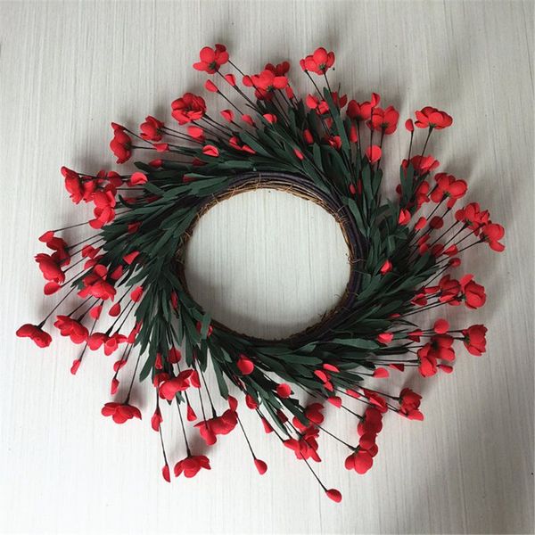 

artificial flowers red camellia wreath spring wreath outdoor for front door 67jb