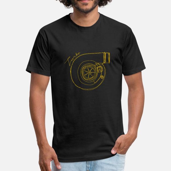

turbo t shirt men personalized 100% cotton plus size 3xl clothing fit funny spring letters shirt