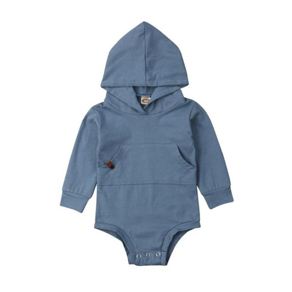 

baby boy clothes blue long-sleeve hoodie sweater hoodie jumpsuit 0-24m toddler boy pure cotton fashion casual jumpsuit