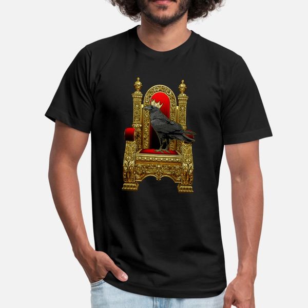 

the raven king t shirt men knitted tee shirt o neck gents cute comical spring autumn vintage shirt
