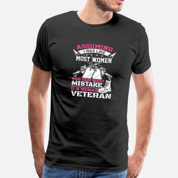 

woman veteran veteran mom veteran marine wife t shirt men designer 100% cotton plus size 3xl formal loose new style spring autumn shirt