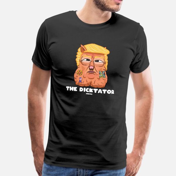 

the dicktator [president collection] t shirt men customize short sleeve s-xxxl male crazy new fashion summer style family shirt