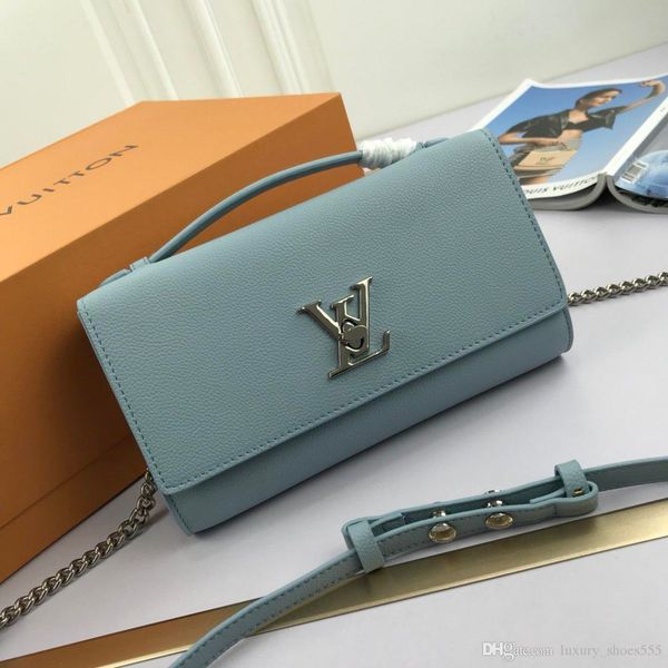 

women shoulder bags real sheepskin leather lozenge handbags metal leather chain