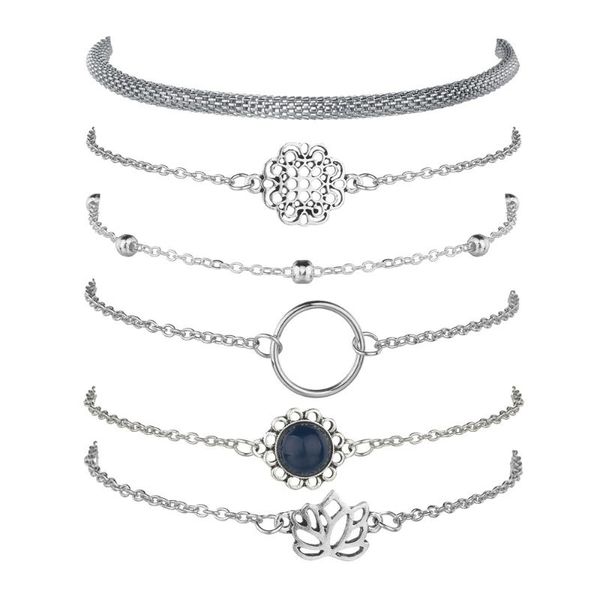 

charm bracelets fashion bracelet set, Golden;silver