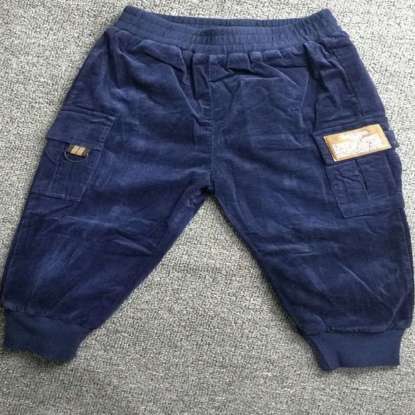

bobu childrens clothing baby boy winter casual pants children dark blue sports pants 100% cotton trousers