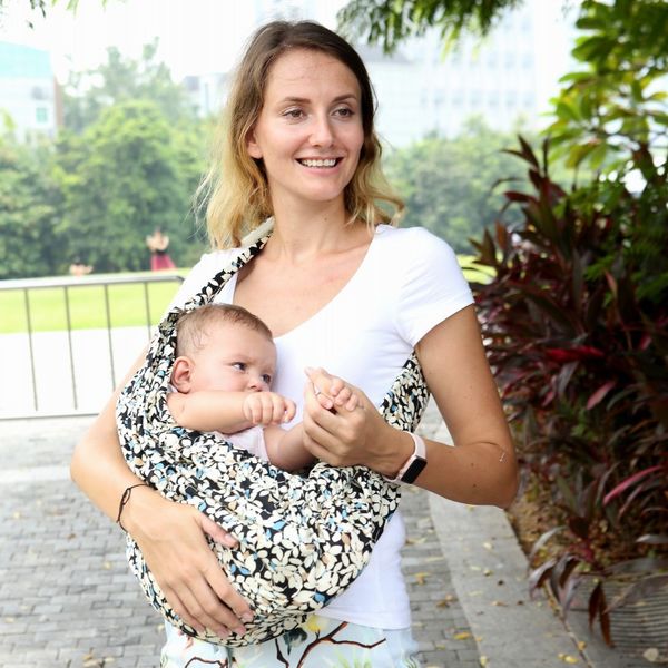 

before the package type breathable mesh type baby sling strap multi-function baby child carrier suspender accessories