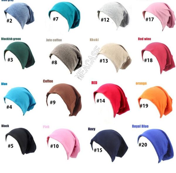 

2020 adults knitted hat autumn winter warm candy beanies women men sports street hip hop skull cap pullovers hats ear muff headgear d92407, Silver