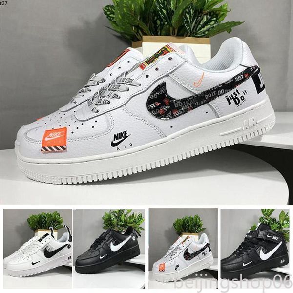 

t27 2020 forces men women low cut one 1 shoes white black skateboarding shoes classic af fly trainers high knit air sneakers b06
