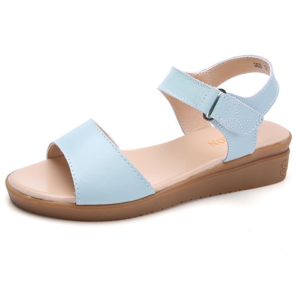 

selling female student flat non-slip sandals all-match beach shoes women casual women sandals, Black