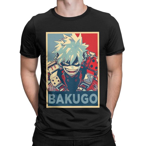 

men my hero academia katsuki bakugo hope t shirt mha deku midoriya cotton clothing vintage short sleeve o neck tees plus size
