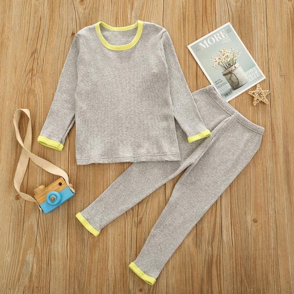 

baby clothes set winter cotton newborn baby boys girls clothes 2pcs pajamas kids clothing sets #c, White