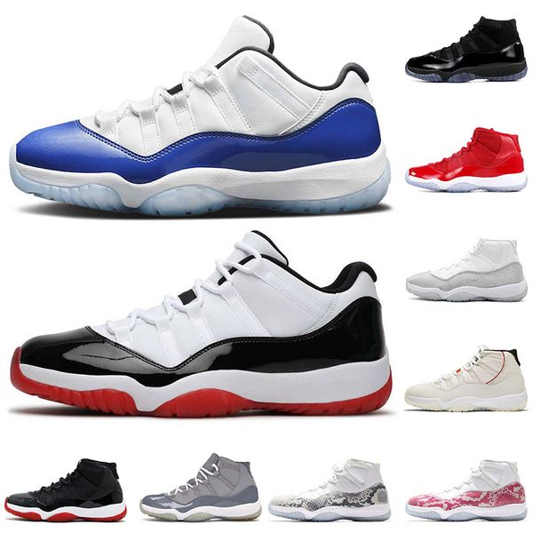 

jumpman 2020 mens fashion 11s womens shoes basketball shoes snakeskin win like 96 white bred concord blue platinum tint bred mens trainers