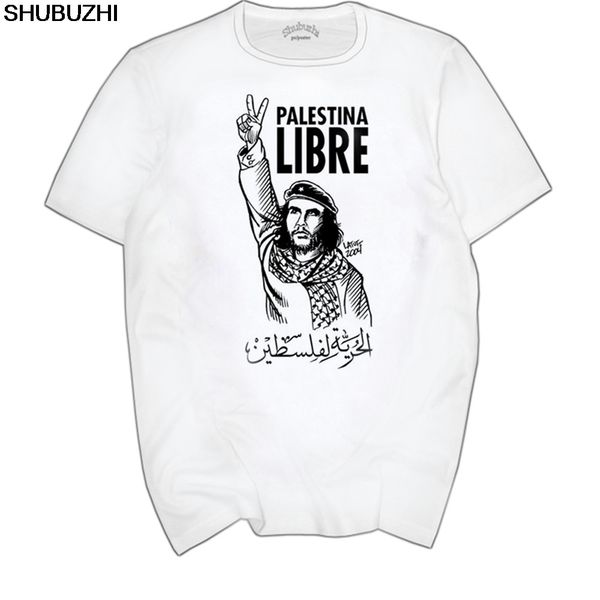 

горячей продажа модной одежды casual освобождения палестины che guevara люди хлопок смешной футболка для мужчин размера евро