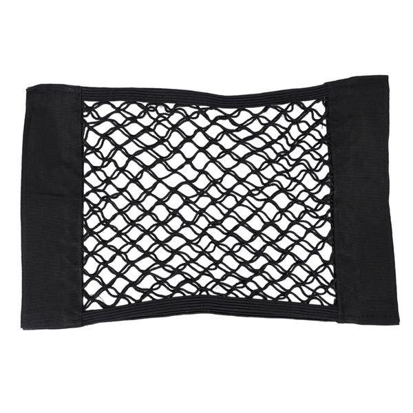 

car trunk storage bag mesh net bag car trunk side net pocket multi-function buckle storage debris pocket back seat s