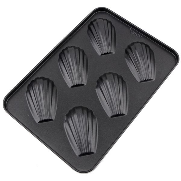 

антипригарное шоколад главной инструмент из углеродистой стали cake mold пан духовка 6-cavity гребешок