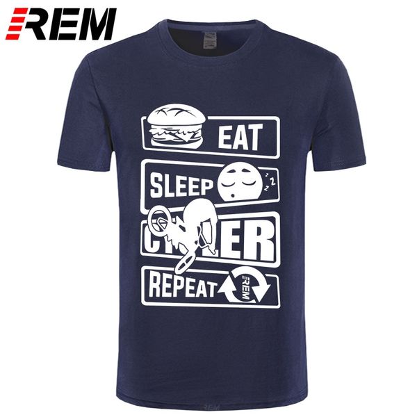 

men t shirt 100% cotton print shirts eat sleep bmx mens t shirt cycler stunts cycle bicycle tee shirt