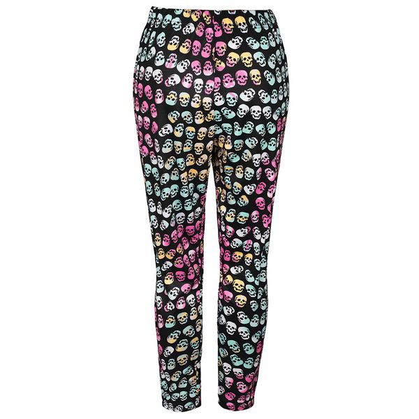 

new arrival selling european slim fit style capris printing fashion cosplay activities casual pants, Black;white