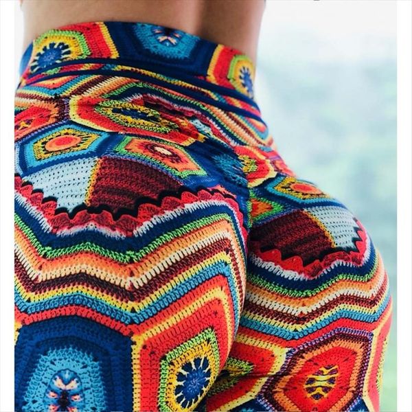 

2020 colorful women leggings digital printing fitness leggings for women hip high waist leggings, Black