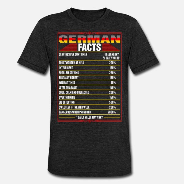 

german facts t shirt men design short sleeve s-xxxl gents loose casual spring formal shirt