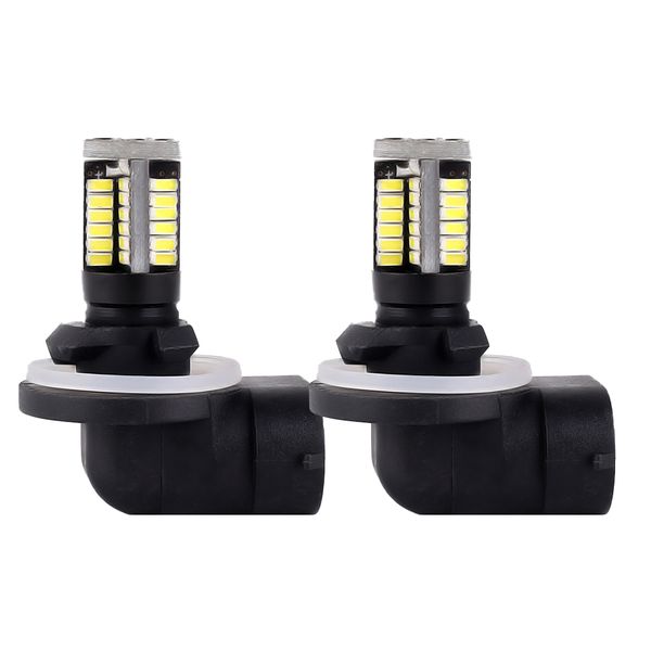 

2 pcs led fog light bulb 9005 9006 880 881 5202 h16eu h7 h11 h16jp super bright white 6500k auto driving running lamp