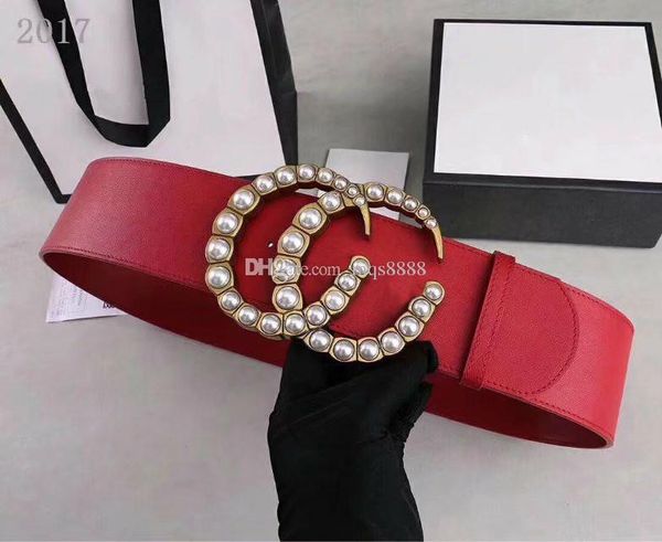 

2020new fashion designer belt womens big buckle belts cowhide belts for woman waist belts 7cm wide ing, Black;brown