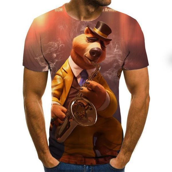 

3d abstract flowers animal 3d print shirts aesthetic harajuku graphic men clothing