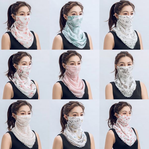 

face masks scarf shawl sunshade designer printed mask anti uv neck sun protection mask outdoor riding masks protective scarf mask#838, Black