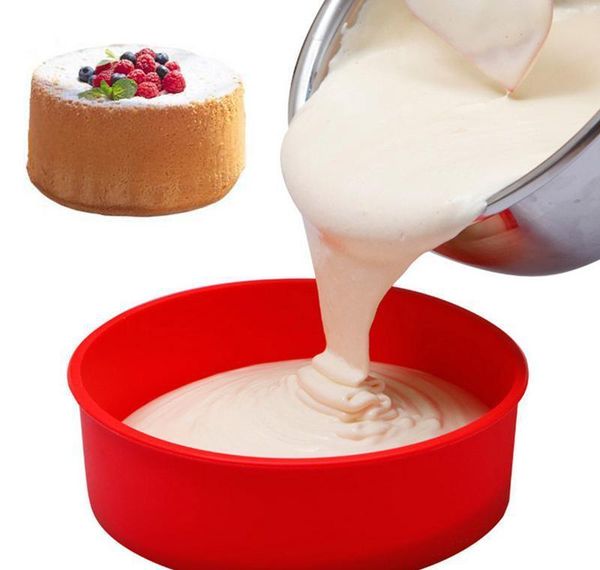 

silicone pan dishes baking cake inch pastry form chocolate bread bakeware 9 kitchentools round jjxh azbun