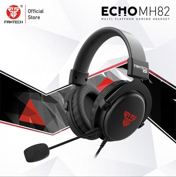 

fantech mh82 3.5mm plug gaming headphones wired pc stereo earphones headphones with microphone for profession gamer fps game