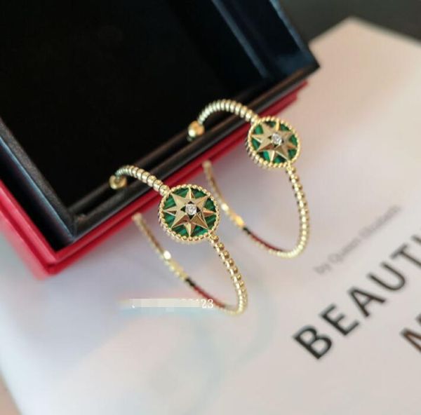 

2020 brands new style earrings fashion women gold hoop earring luxury huggie earrings eardrop accessories for ladies, Golden;silver