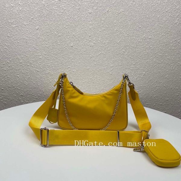 

piece chains chest bag re edition bag shoulder canvas hobo pack 3 women handbags presbyopic purse messenger tote 2020 bags womens c cisrw, Red;black