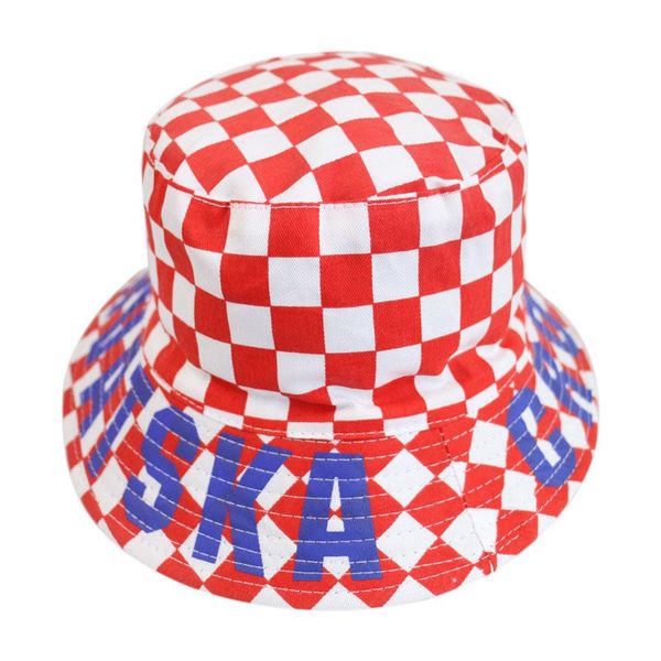

plaid fisherman red croatia new bucket mens caps women hrvatska hats foxmother white adfmg zhjoutdoorsport, Black;white