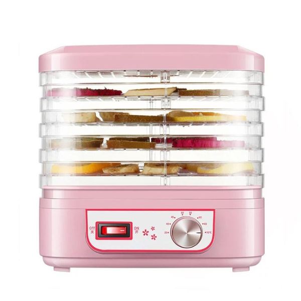 

dehydrators 5 layer household mini dehydrator temperature adjustable fruit vegetable drying machine snacks pet dryer