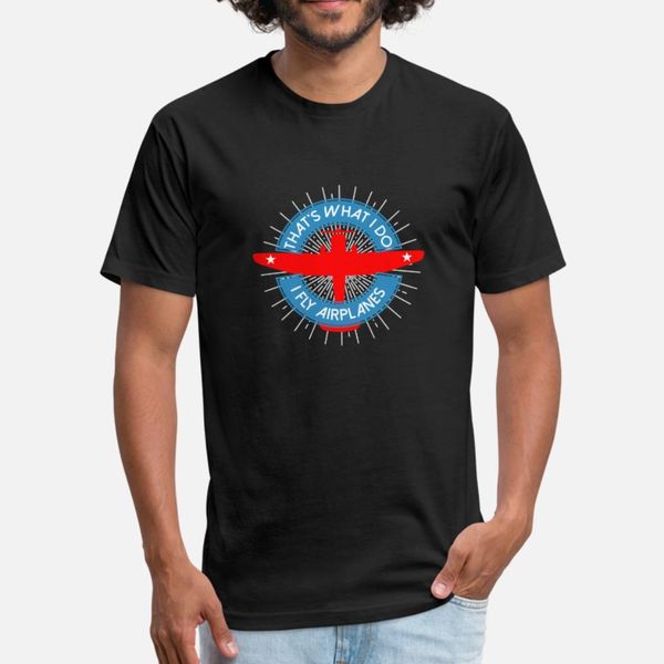 

i fly airplanes pilot aviator t shirt men create 100% cotton round collar slim sunlight fashion spring autumn vintage shirt