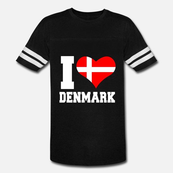 

daenemark liebe flagge land herz skandinavien t shirt men design short sleeve plus size 3xl cool graphic comical spring letters shirt