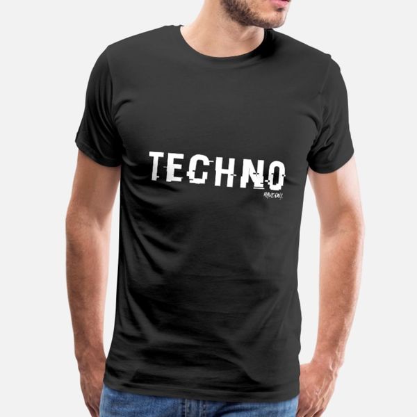 

techno shifted rave on t shirt men designs short sleeve euro size s-3xl cool crazy building spring pictures shirt