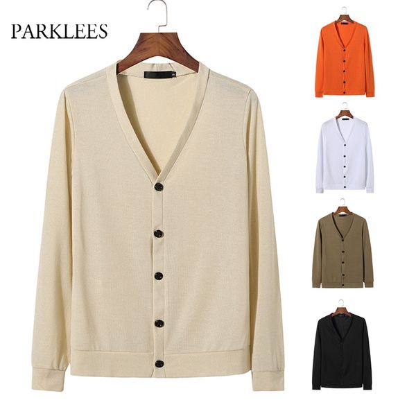 

solid cardigan sweater japan style men clothing single breasted preppy style sweater couple knitted casual long sleeve mens coat, White;black
