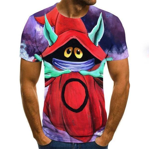 

t -shirt animal pattern men 's t -shirt 3d print shirts horror plus size funny men clothing