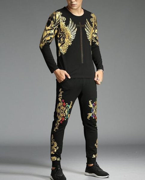

2020 new autumn male tracksuit full long sleeves men sale, Gray
