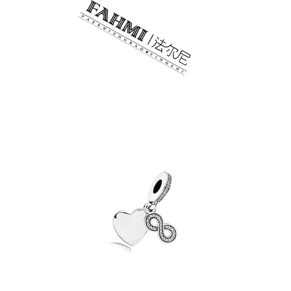 

fahmi 100% 925 sterling silver 1:1 original 791948cz authentic temperament fashion glamour retro pendant wedding women jewelry, Black