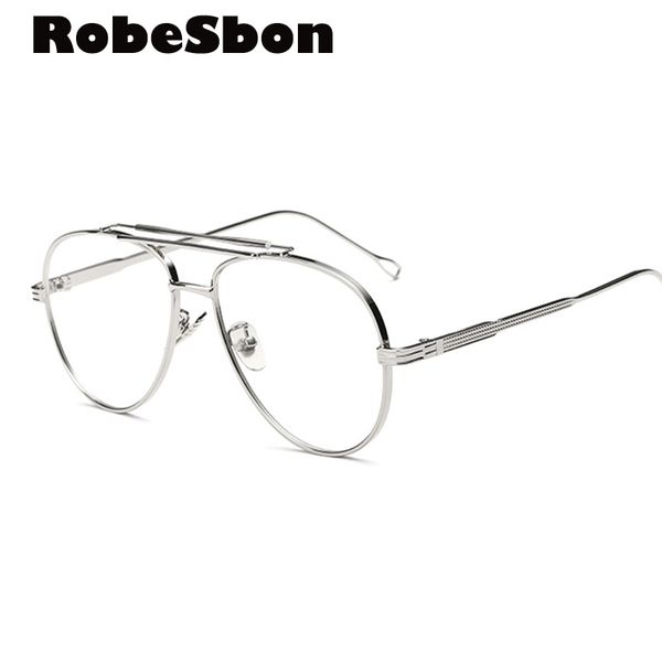 

classic gold clear eyeglasses frame men oversized glasses for women computer glasses frame business men eyewear newest, Black