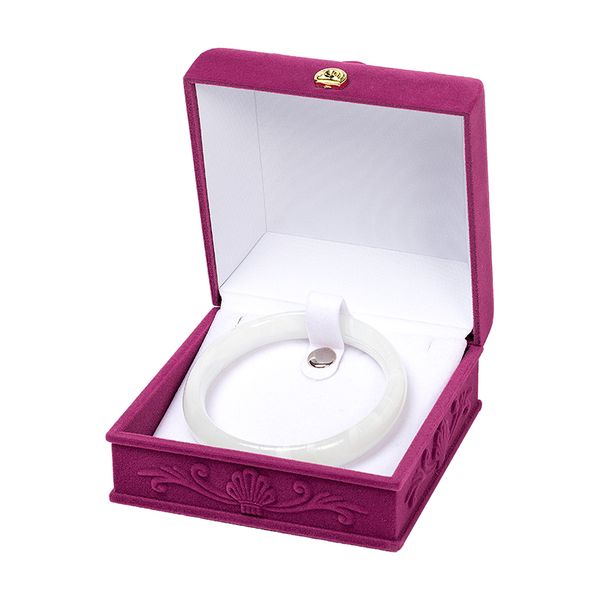 

jewelry pouches, bags fluff 2021 fasiniting bracelet ring engagement organizer storage valentine's day anniversary rotating display, Pink;blue