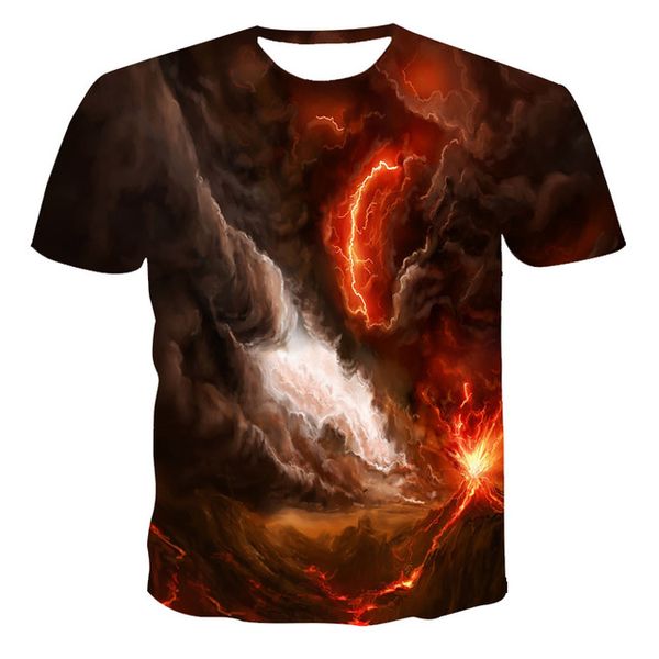 

new creativity skull print the 3d print shirts plus size aesthetic anime men clothing