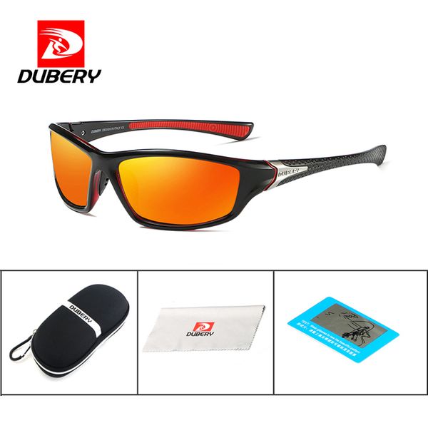 

2020 dubery vintage sunglasses polarized men's sun glasses for men goggle shades drive black oculos male 9 colors model with box, White;black